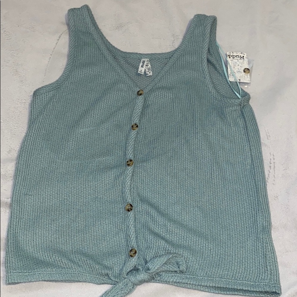 Teal tank top
